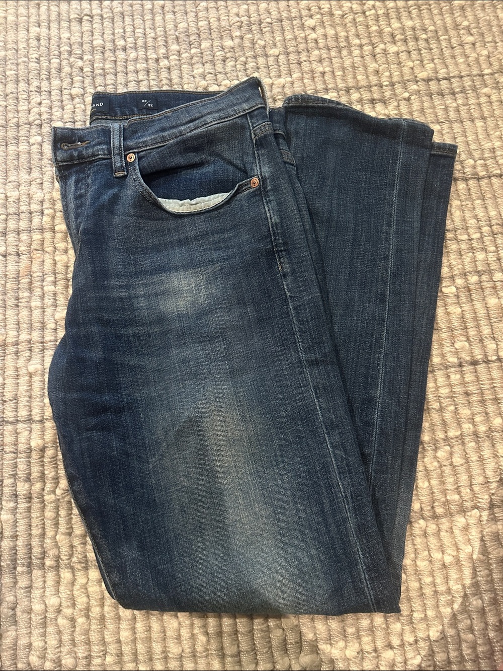 Lucky Brand Men's Blue Straight Jeans